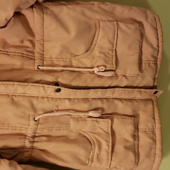 Z & I winter faux fur hoodie zip up army shelter downike new - Picture 4 of 9